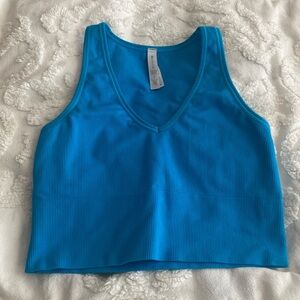 Athelta cropped ribbed top